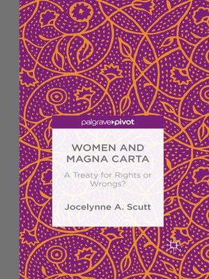 cover image of Women and the Magna Carta